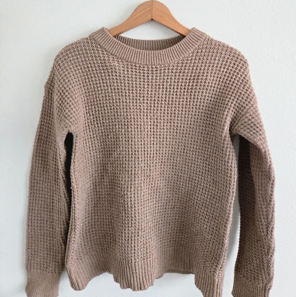 Cozy Knit Sweater in Brown - Picture 1 of 5
